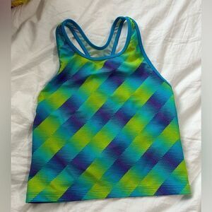 Speedo Multicolor Top Girls Bathing Suit